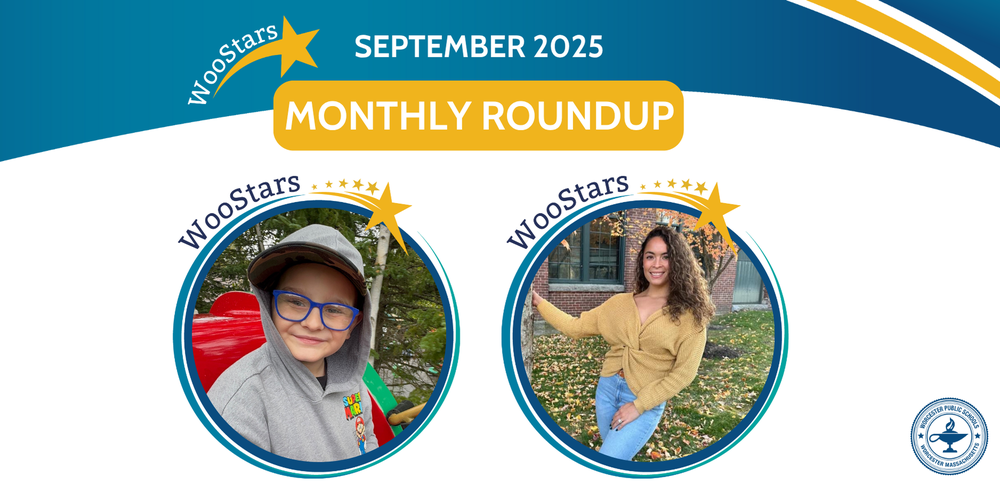 A graphic featuring Sullivan Raposa and Natasha Mateo with the words "September 2025, Monthly Roundup"