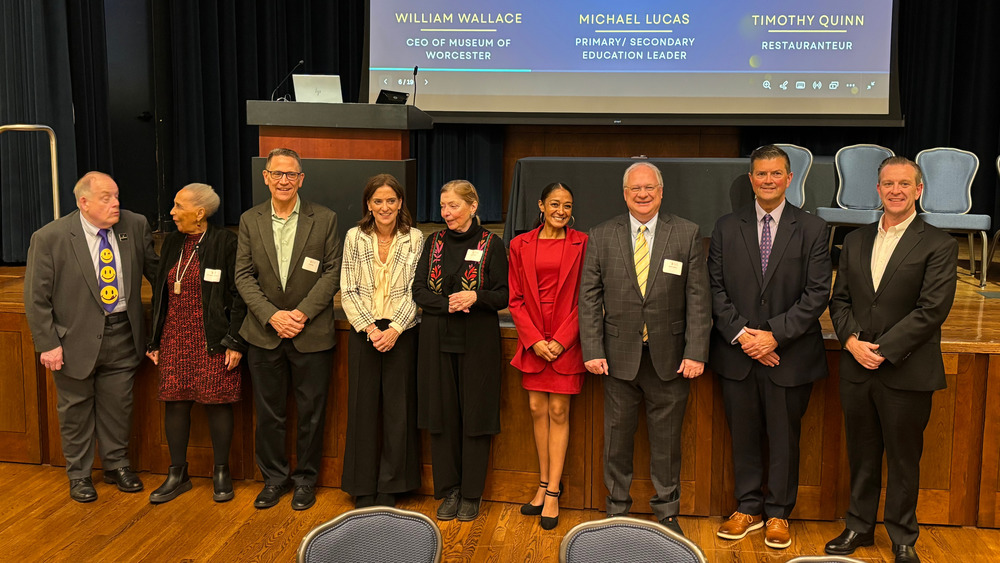 Honorees of the 2025 Distinguished Alumni and Friends of Worcester Public Schools Awards.
