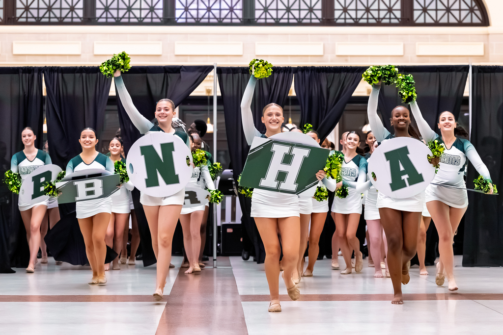 The Burncoat Spirit Team perform during a recent Fashion Fundraiser at Union Station.