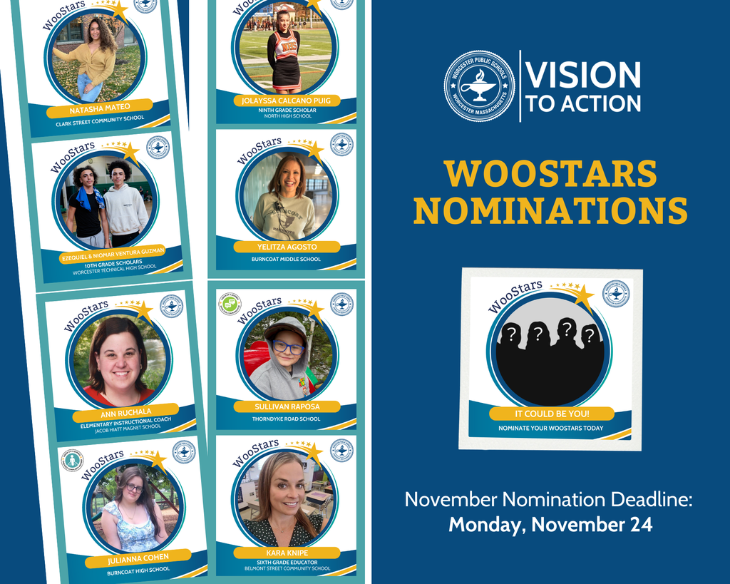 A graphic that says "WooStars Nominations" and "November Nomination Deadline: Monday, November 24"