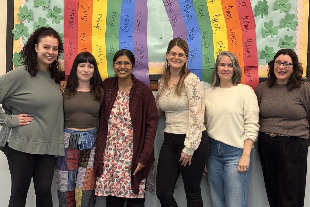 Six paraeducators from Lake View School.