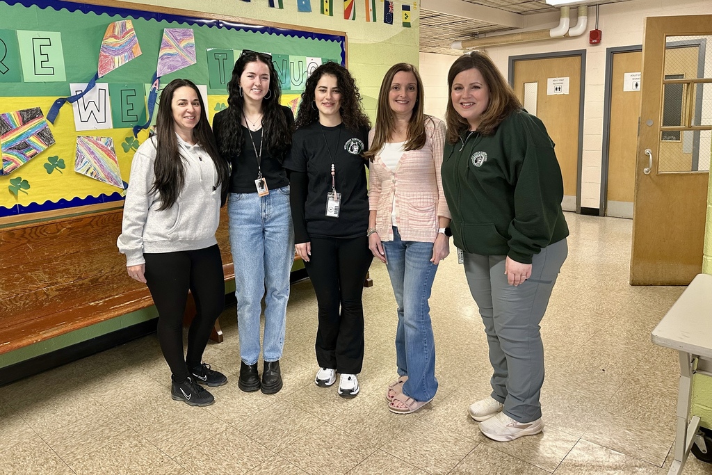 Five paraeducators from West Tatnuck School.