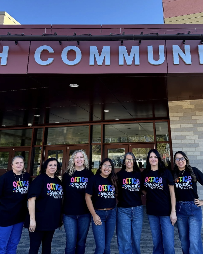 Seven administrative professionals from South High Community School.
