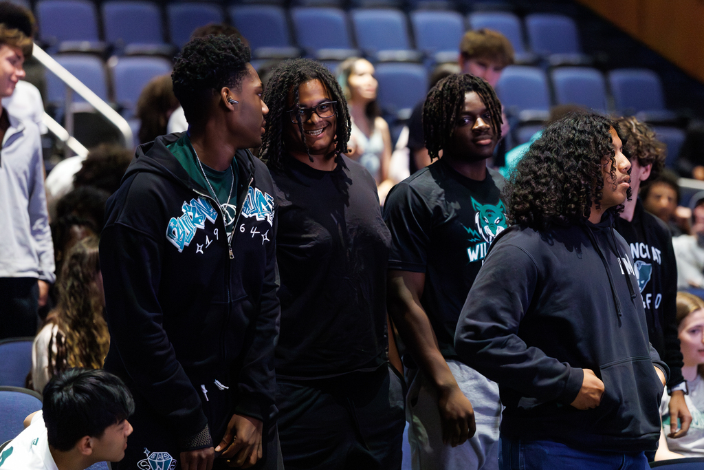 Student-athletes from WPS participate in a leadership seminar.