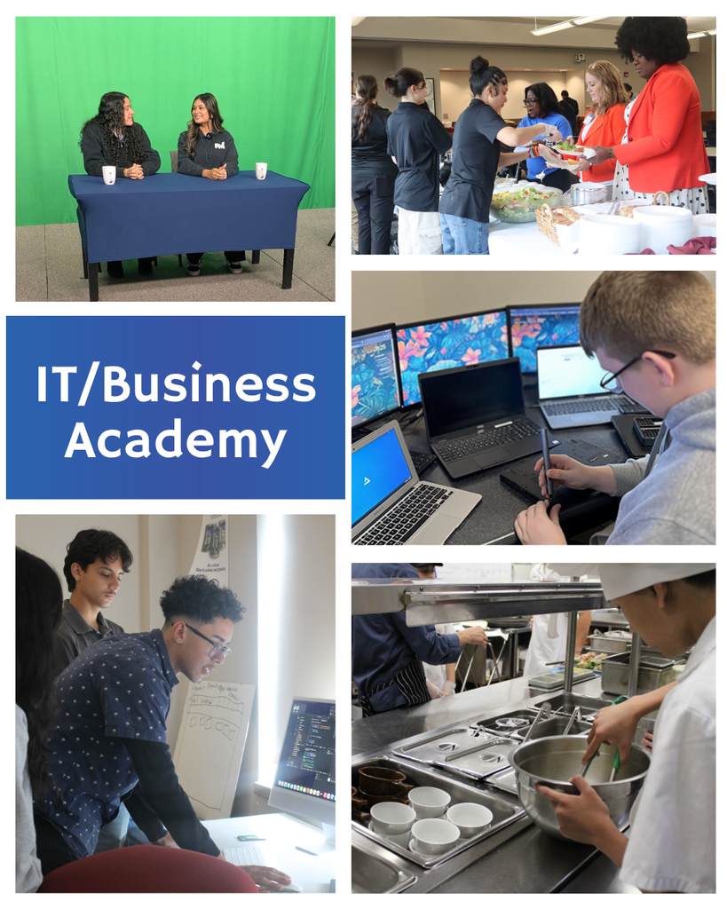 photos of students working