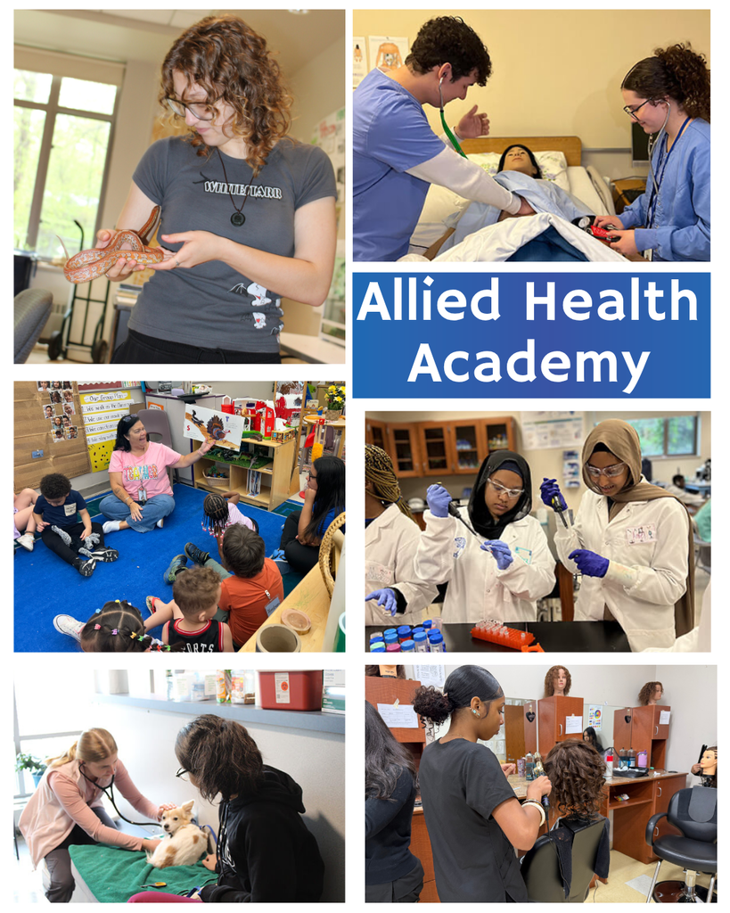 photos of students working