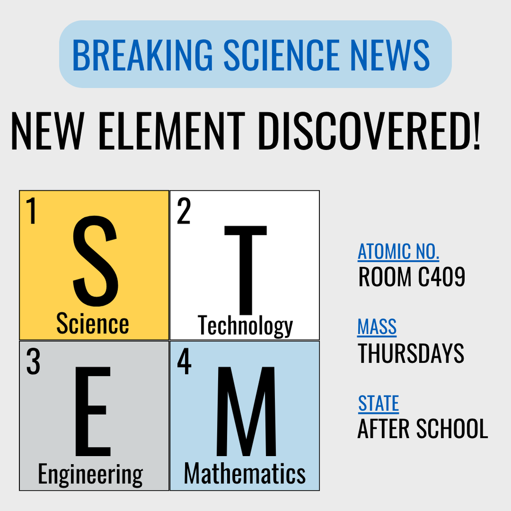 Braking science news, when stem club is