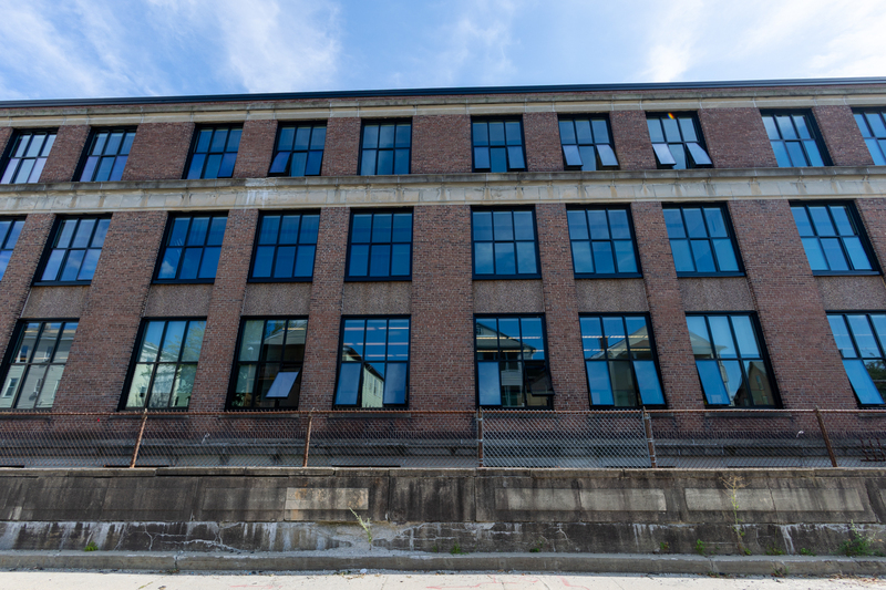 A look at the exterior of Worcester East with the new windows visible.