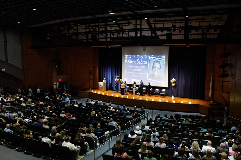 A wide angle of the auditorium during the 2026 Vision to Action Awards.