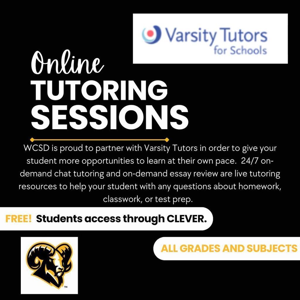 Varsity Tutors Flyer