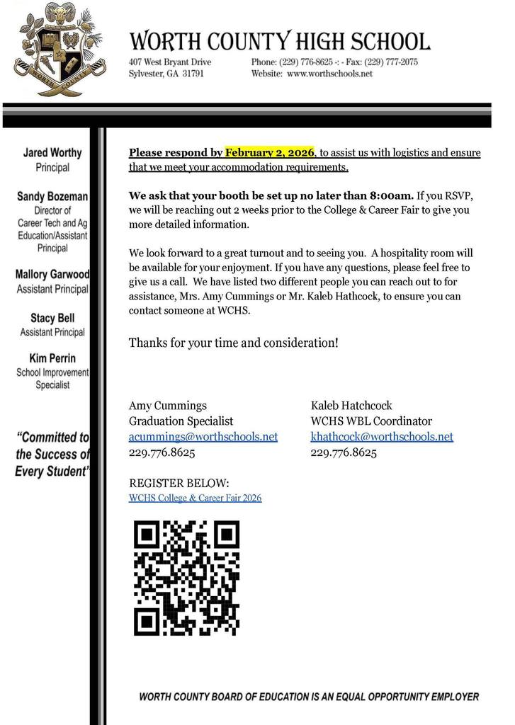 College and Career Fair Flyer