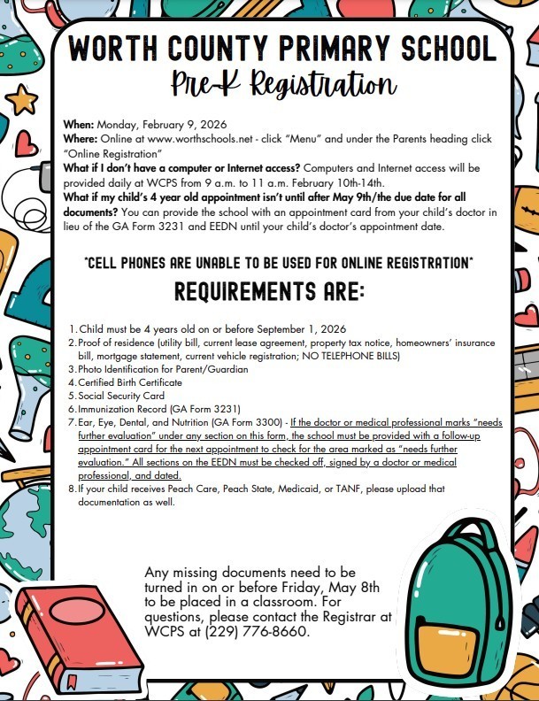 pre k registration