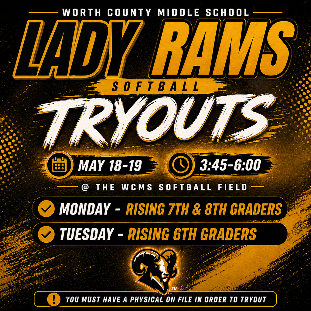 WCMS Softball Tryouts 2026