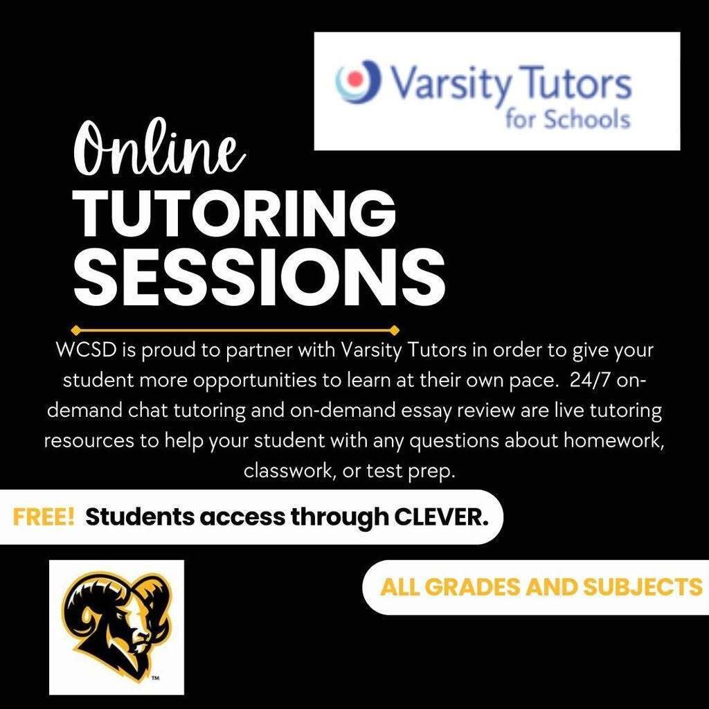 Varsity Tutors Flyer