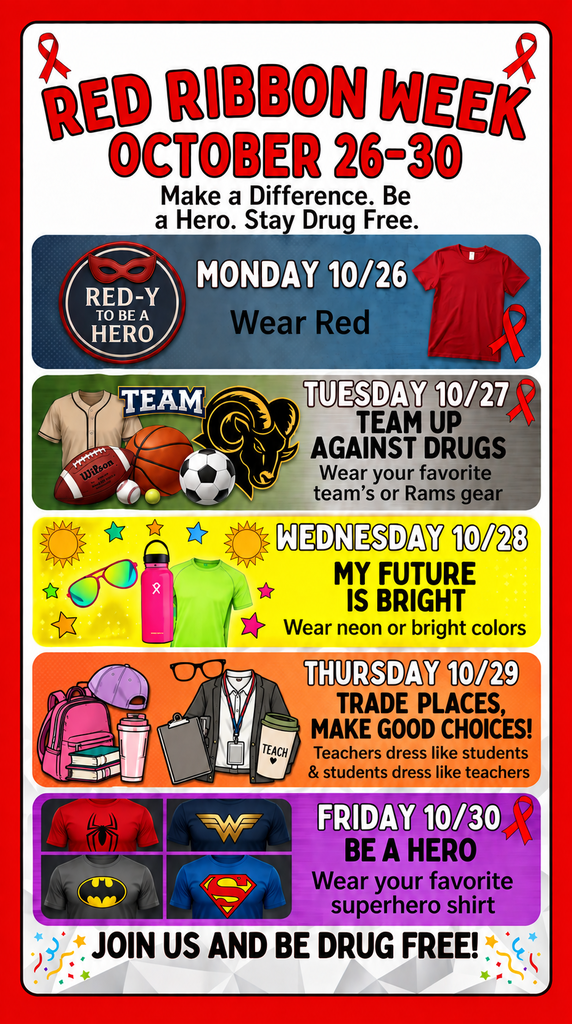 Red Ribbon Dress Up Days