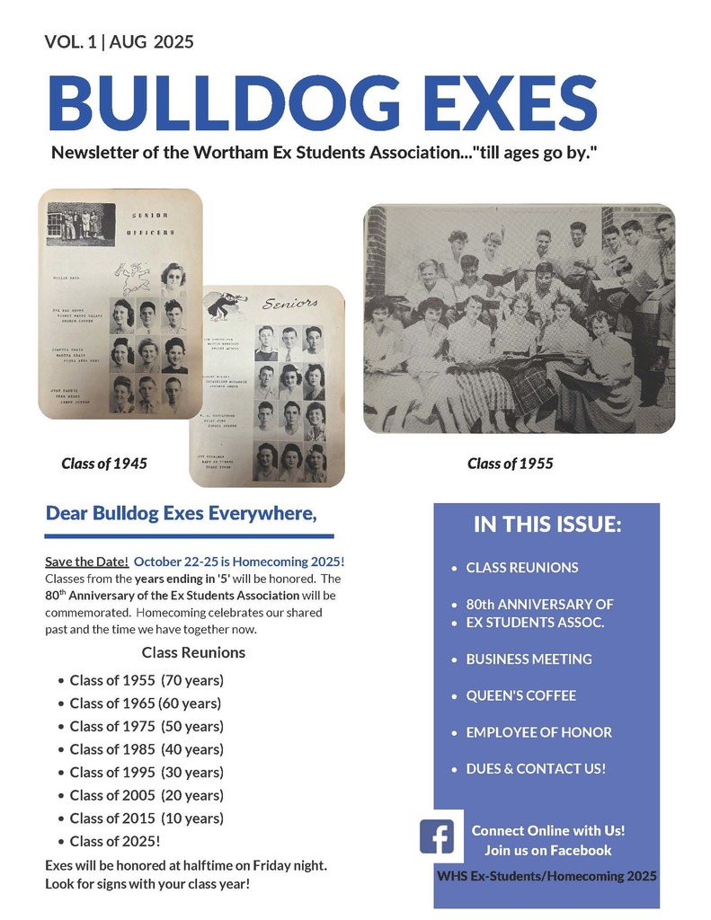 ExStudents News Letter for Homecoming 2025