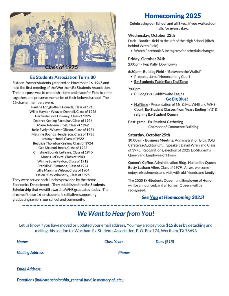 Homecoming 2025 Activities