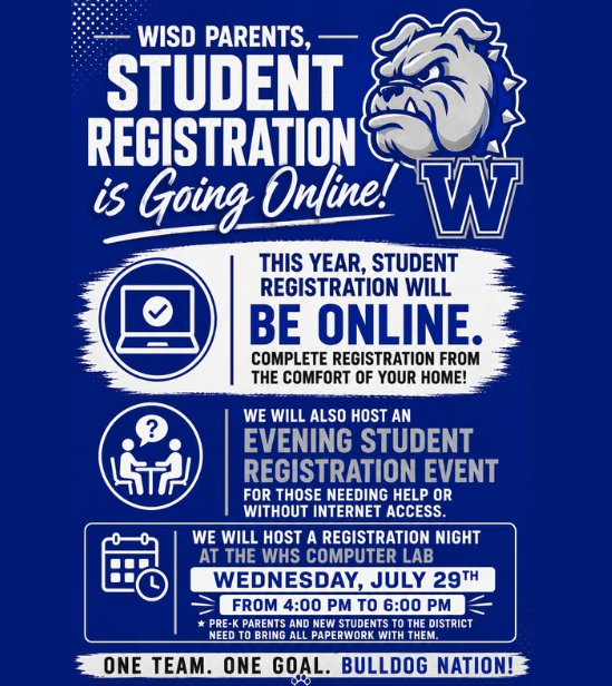 Online registration for students