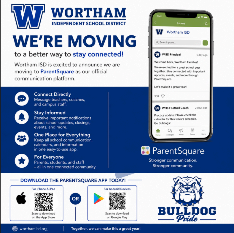 ParentSquare as our communication and to stay connected.