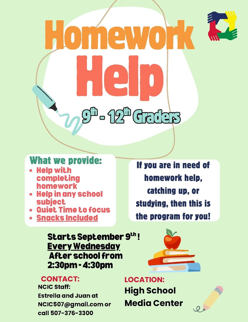 Homework Help for Students Grades 9 - 12 WHS