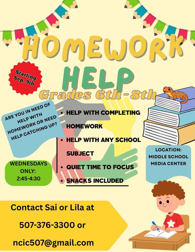 WMS Homework Help Flyer