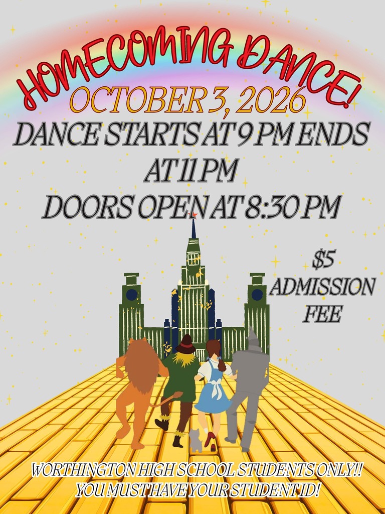 Fall Homecoming 2026 Dance on Sat. Oct 3