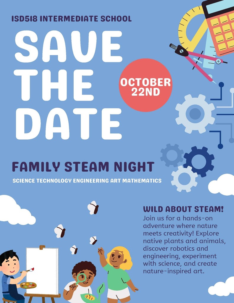 Intermediate School Save the Date Flyer for Oct 22, 2026