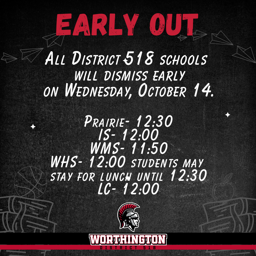 October 14, 2026 Early Out Dismissal Information 
