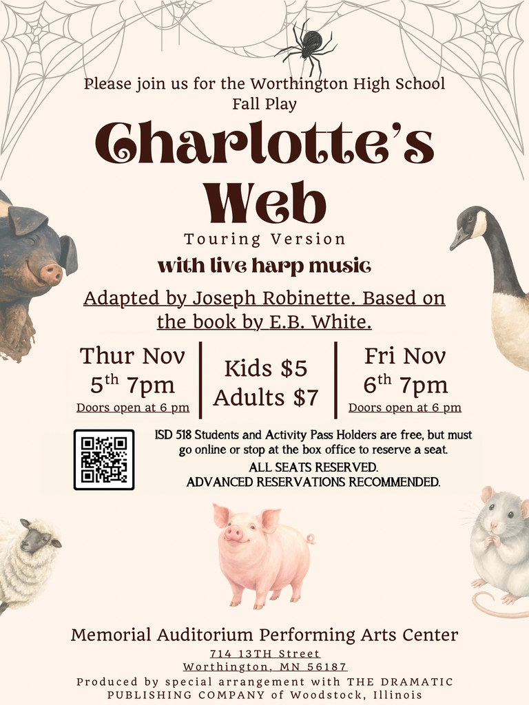 WHS Fall Play - Nov 5 and 6 at 7pm Memorial Auditorium