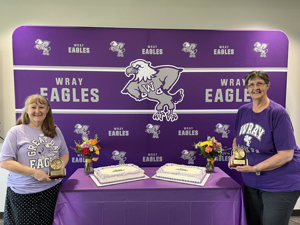 Amy Hickman, retired at 34 years and celebrated 35 years of service. Kim Latoski, retired at 44 years and celebrated 45 years of service.