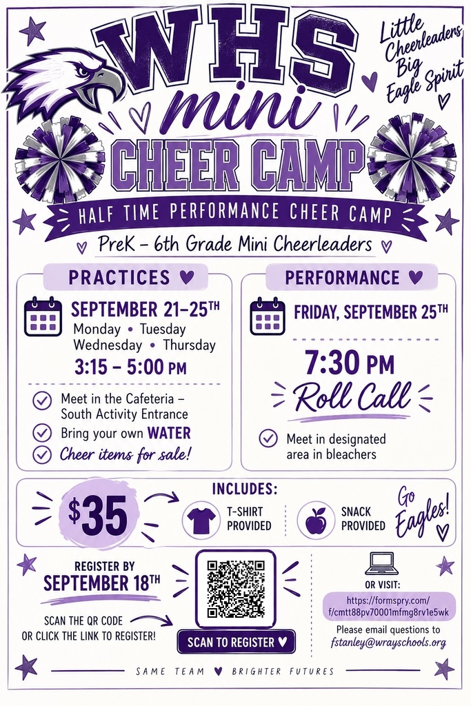 mini-cheer flyer