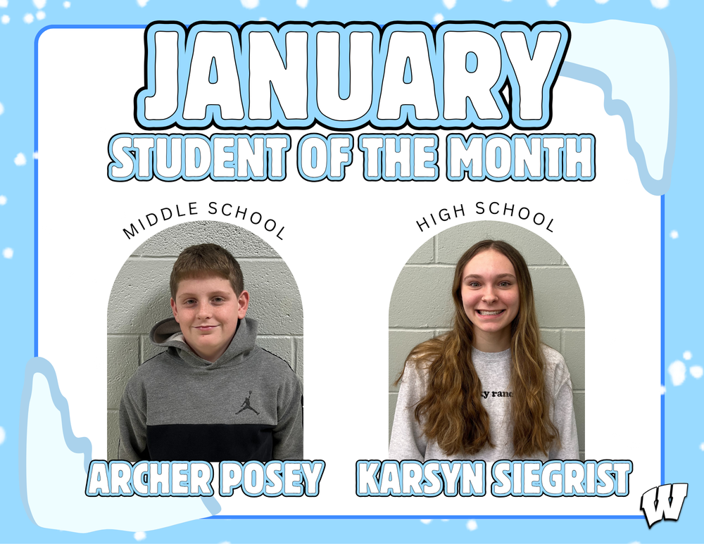 January Student of the Month