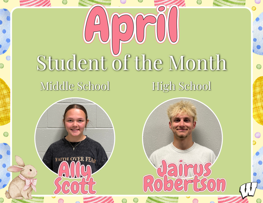 🌷April Student of the Month🌷