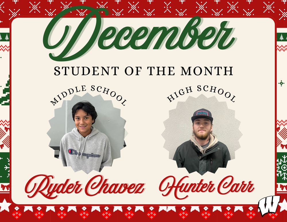 December Student of the Month