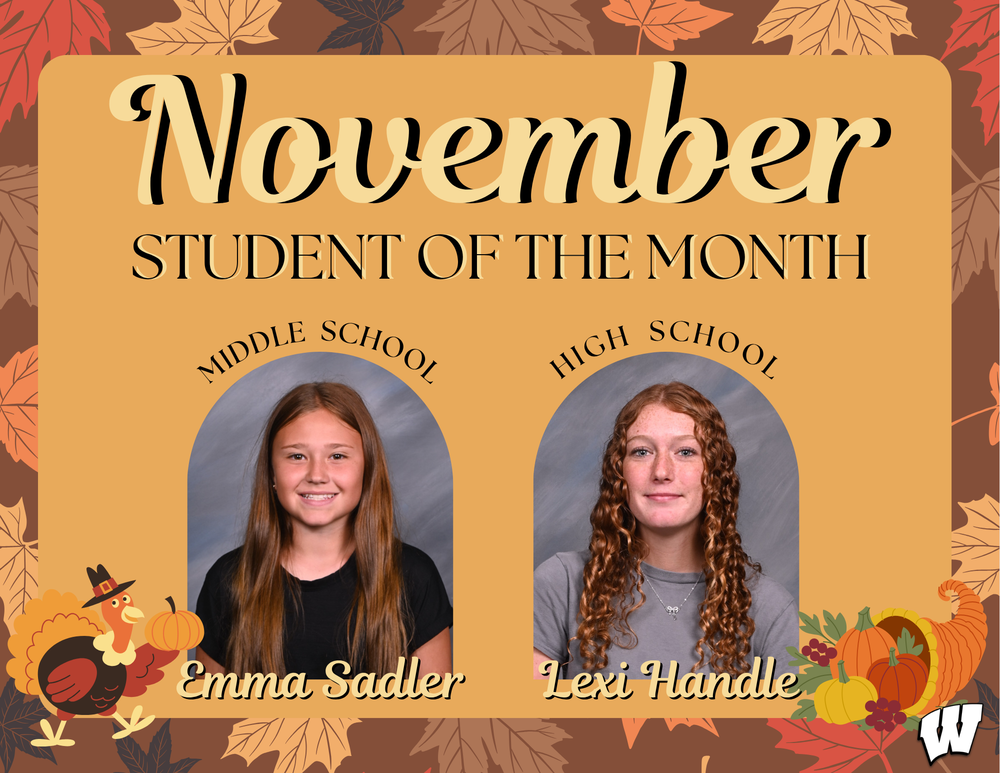 November  Student of the Month