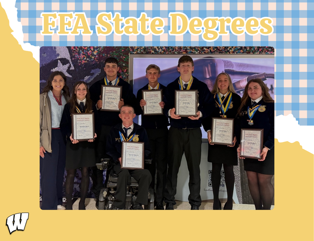 🎉 Wyandotte FFA State Degree Recipients 🎉
