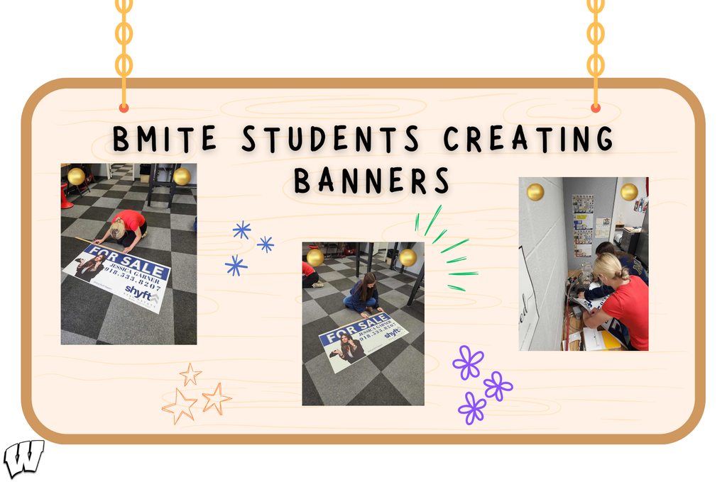 BMITE Students Creating Banners