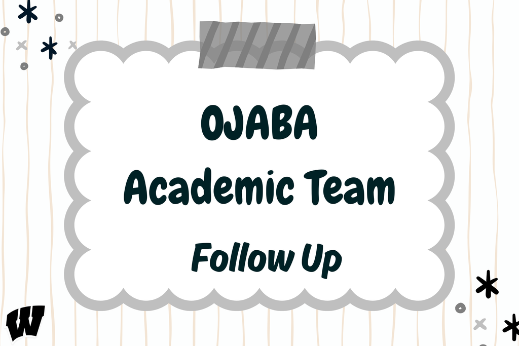 OJABA Academic Team Follow Up
