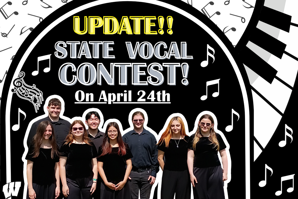 UPDATE ON STATE VOCAL CONTEST