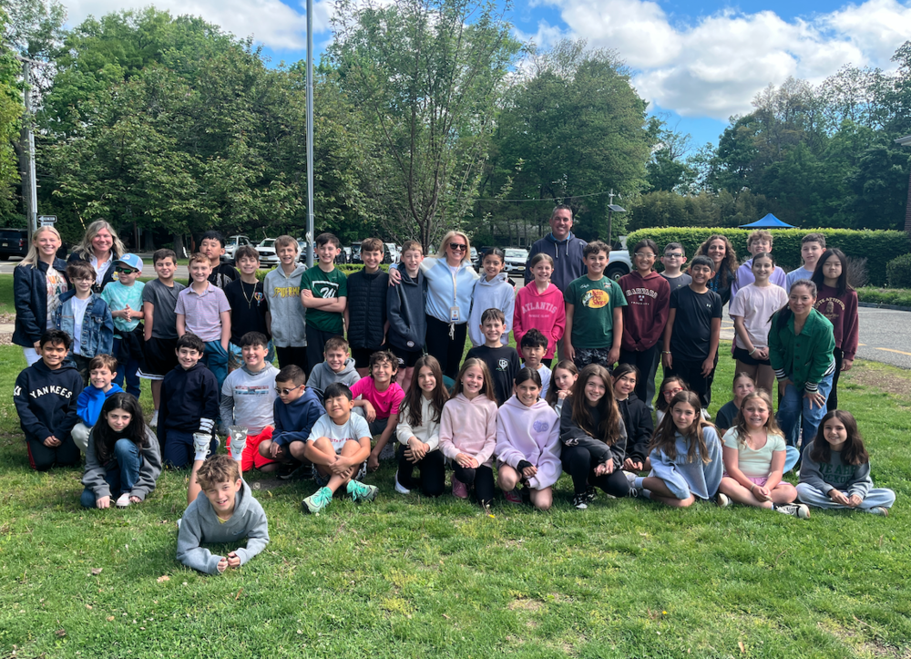 4th grade tree planting