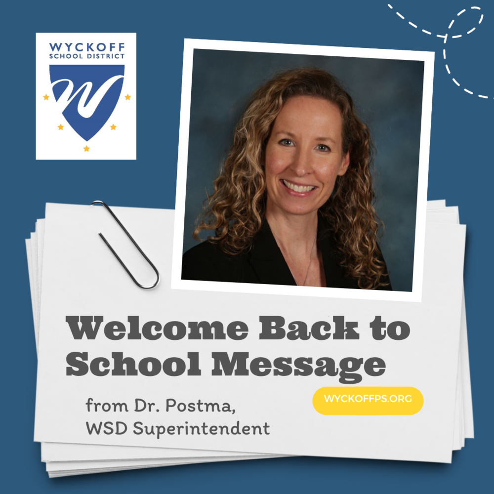 Welcome from Dr. Postma
