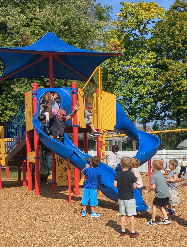 Officer Rob takes on the playground!