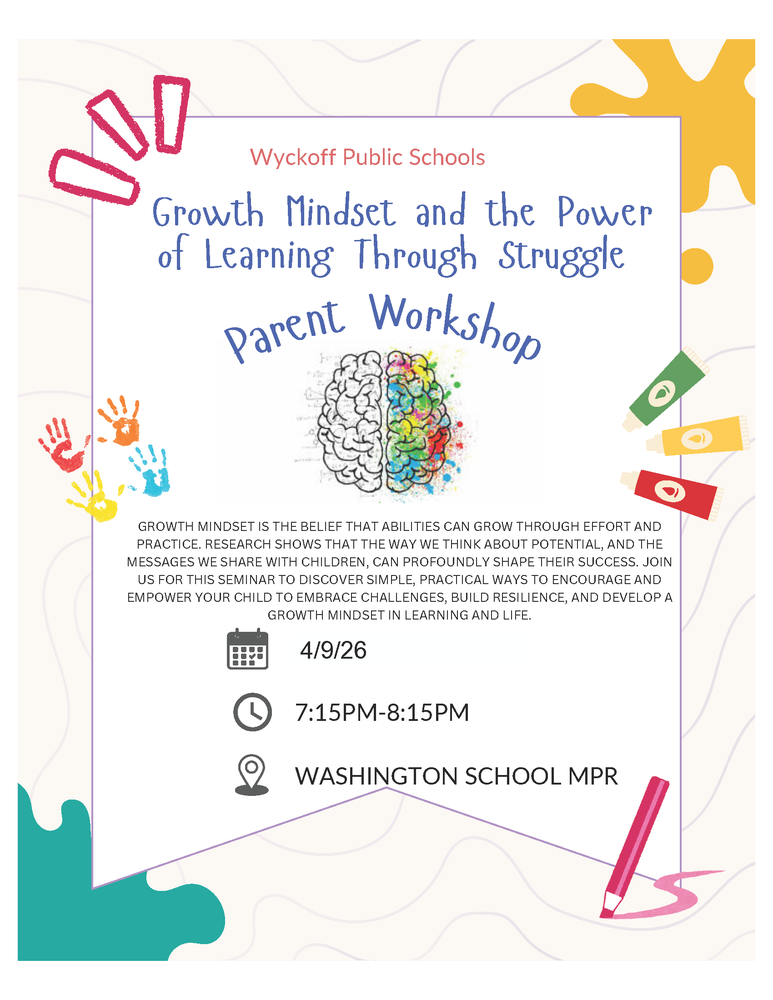 Growth Mindset Parent Workshop
