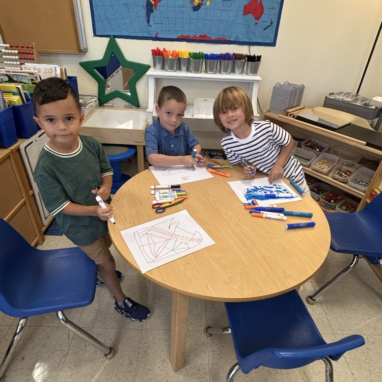 children drawing