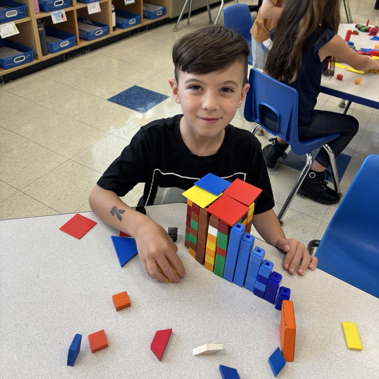 Boys in math tools