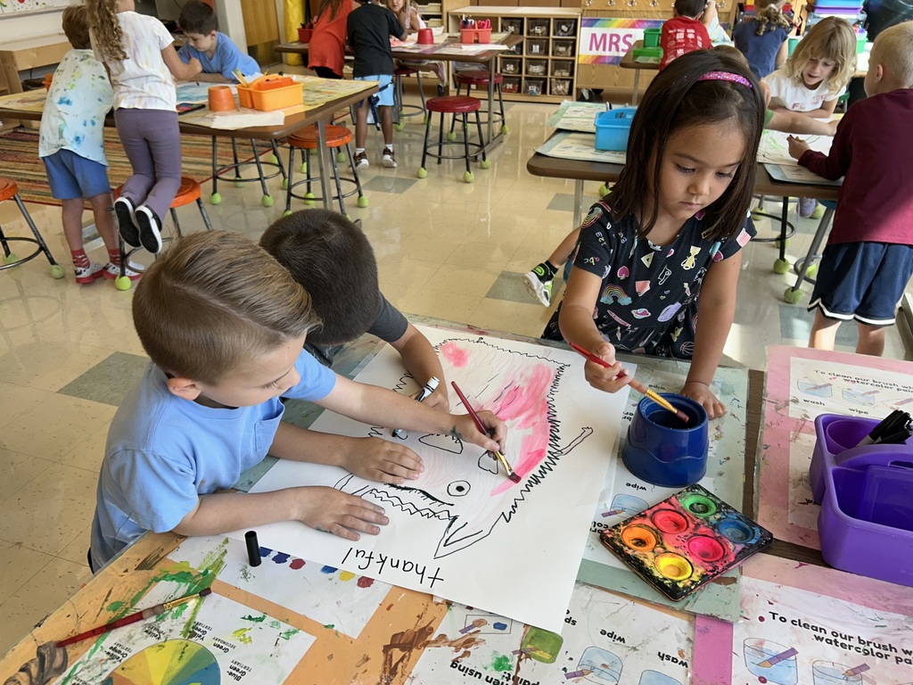 children creating
