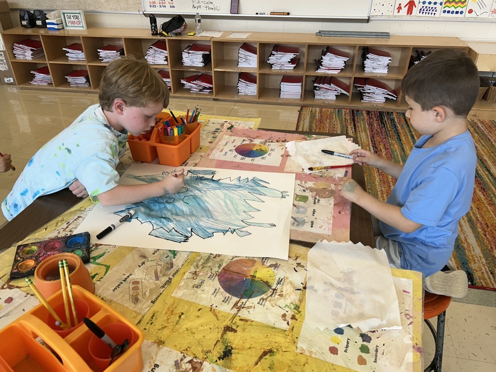 children creating