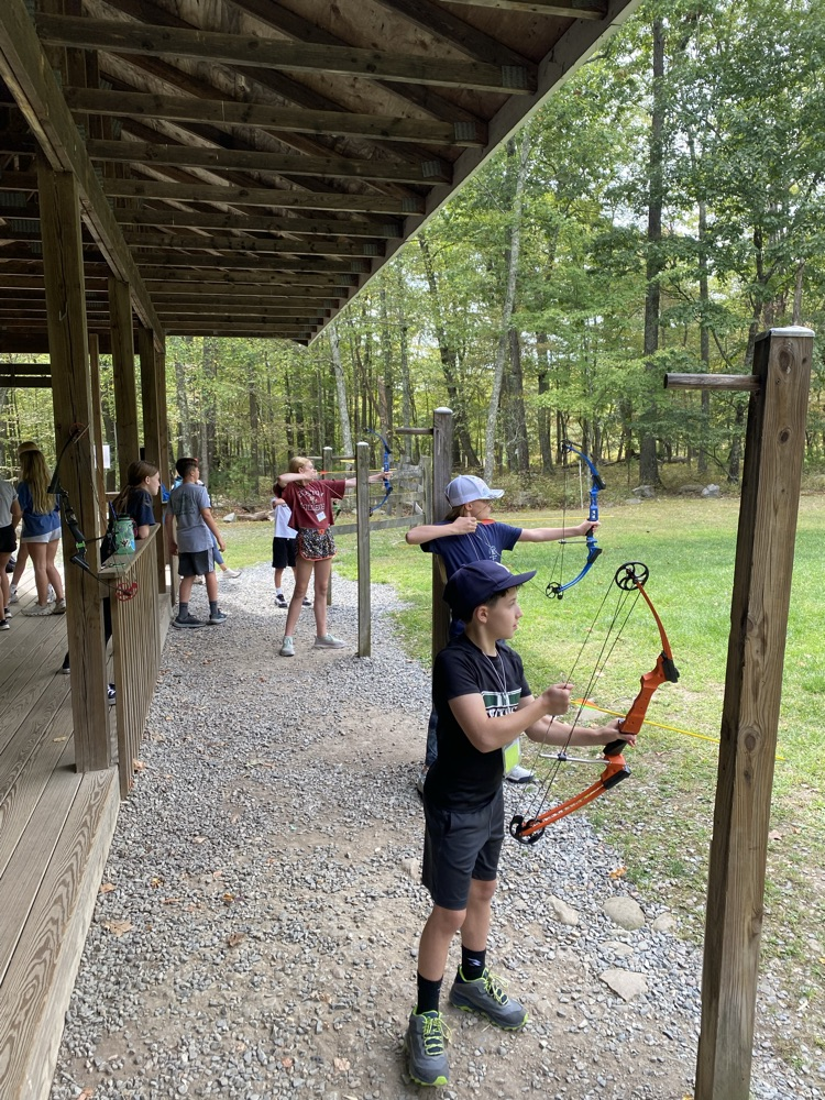 Archery and axe throwing. 