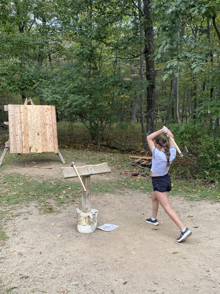 Archery and axe throwing. 