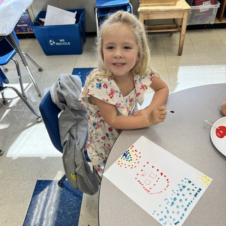 KRO creates pictures using dots for International Dot Day.